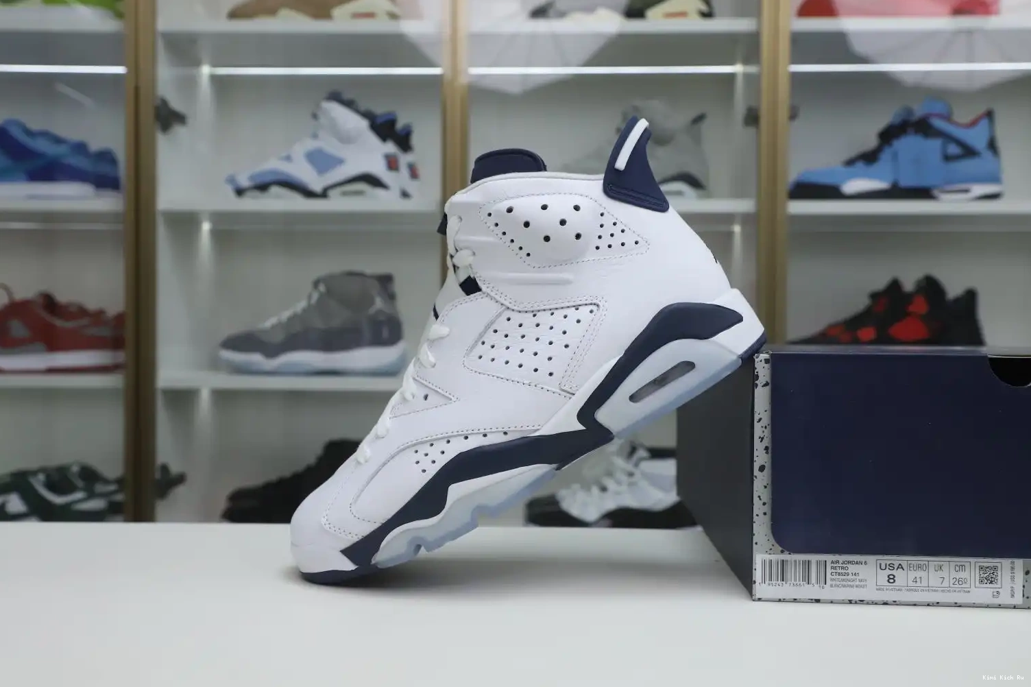 JORDAN MIDNIGHT Kimikick AIR 6 NAVY 0720